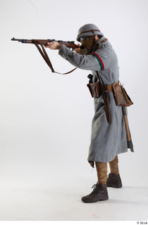 Photos Owen Reid Army Stormtrooper with Bayonette Poses aiming gun…